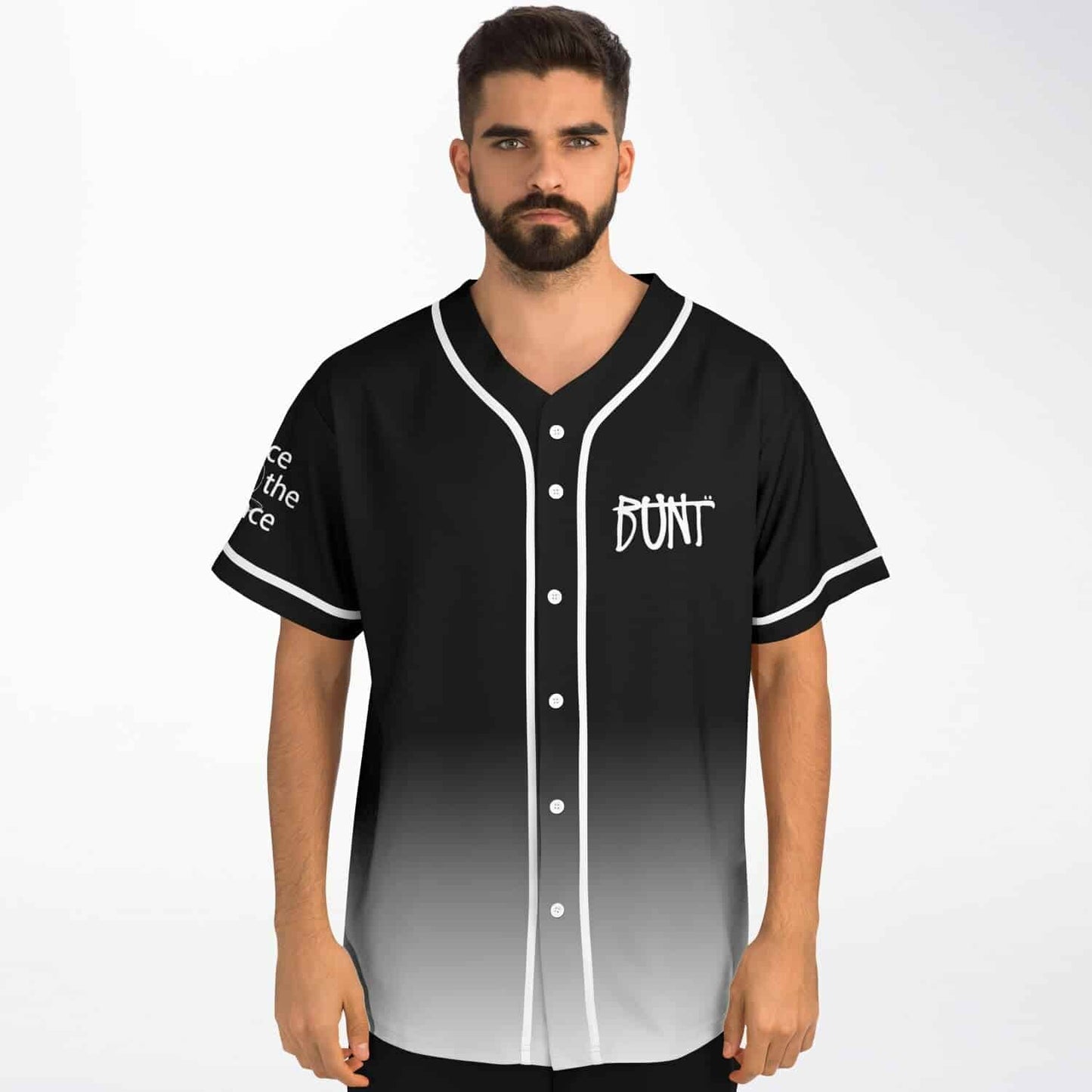 BUNT Black Concert Crowd Rave Baseball Jersey