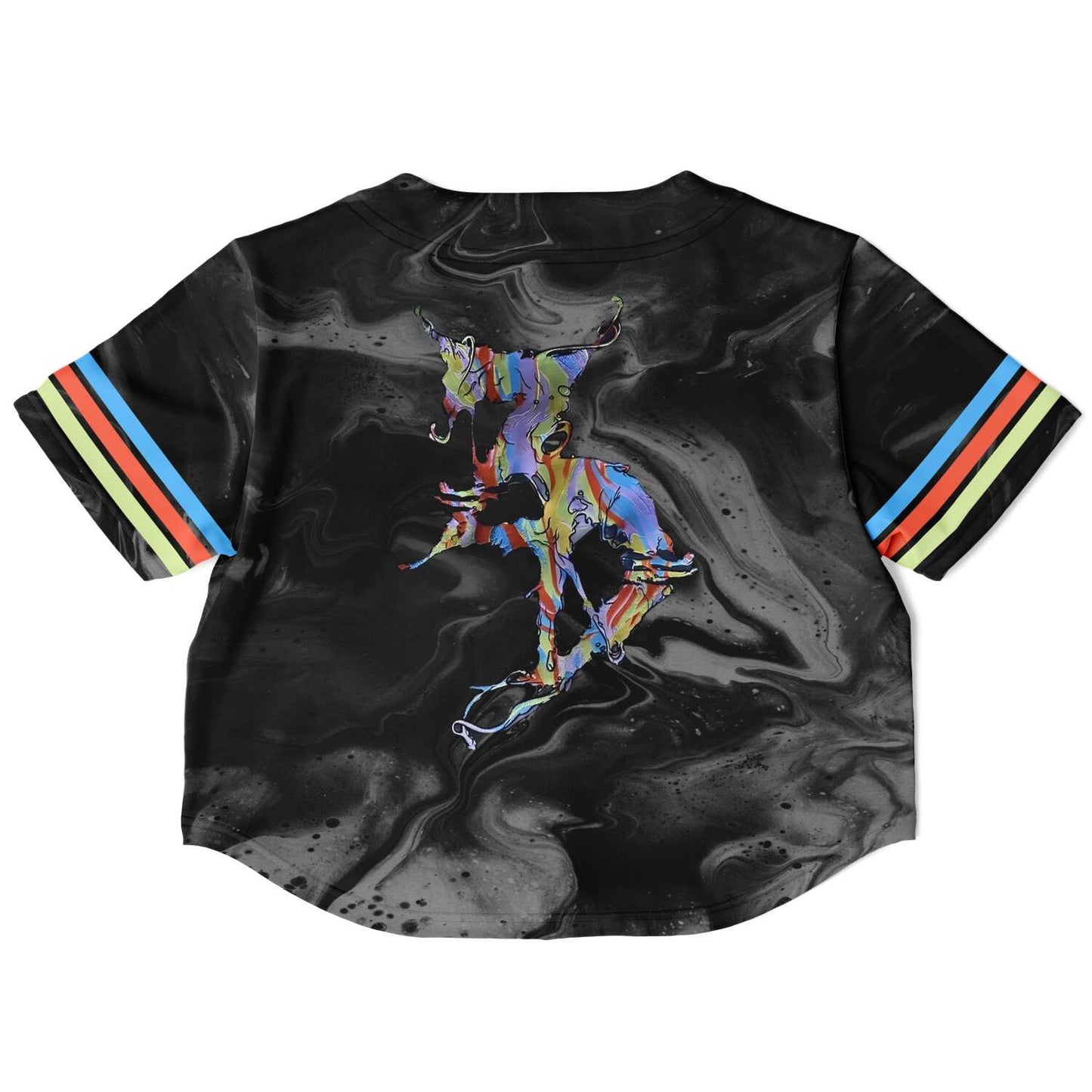 Zeds Dead Black Grey Liquid Marble Rave Baseball Jersey