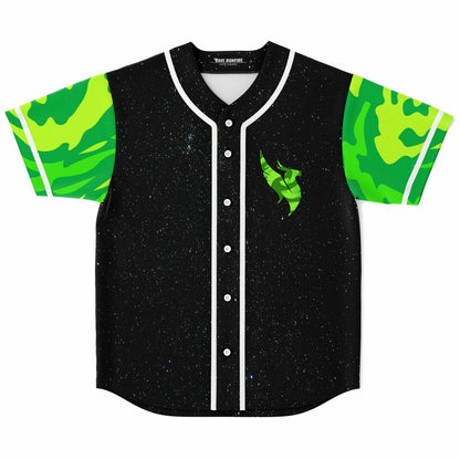 Black Galaxy Starry Space Rave Baseball Jersey