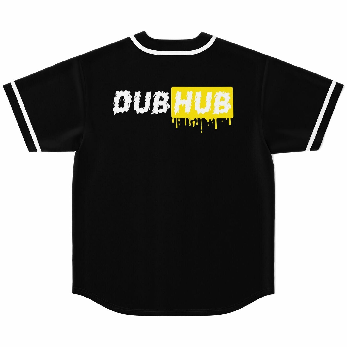 Black Dripping Box Rave Baseball Jersey