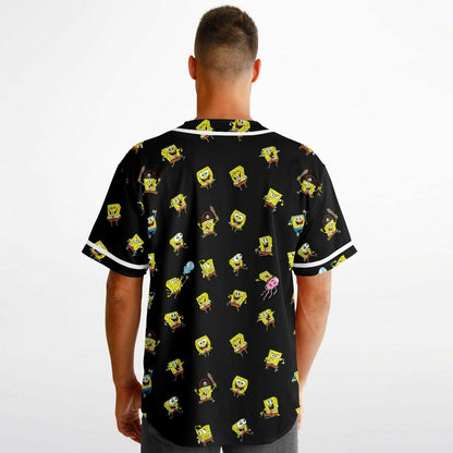 SpongeBob Festy Bestie Cartoon Reversible Baseball Jersey