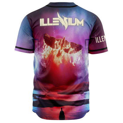 Illenium Pink Phoenix Bird Rave Baseball Jersey