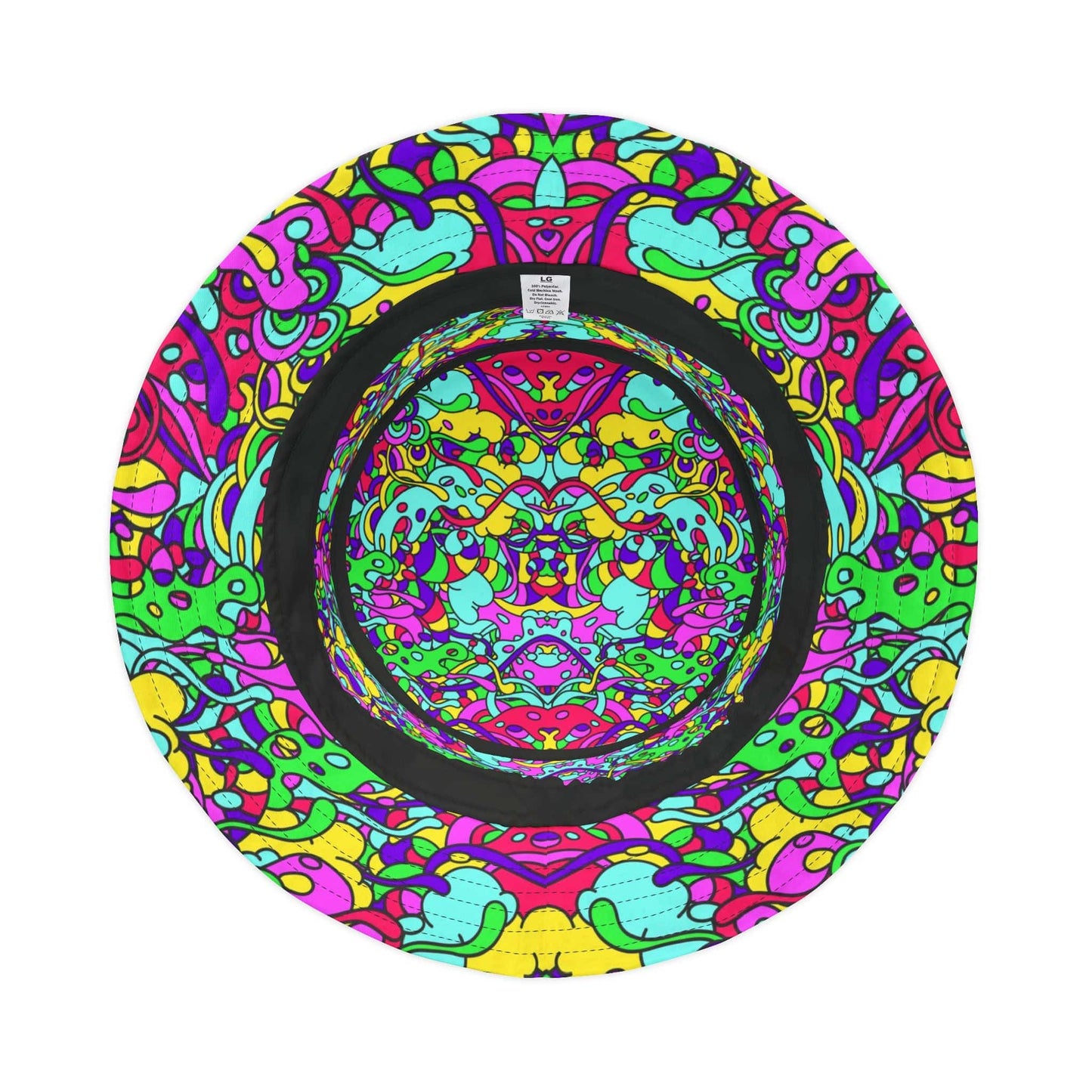 Colorful trippy Bucket Hat