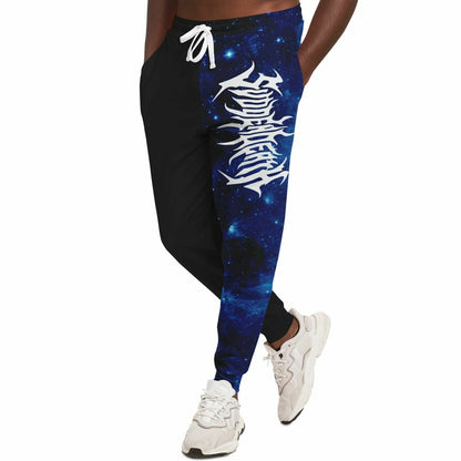 Black Deep Starry Galaxy Rave Joggers