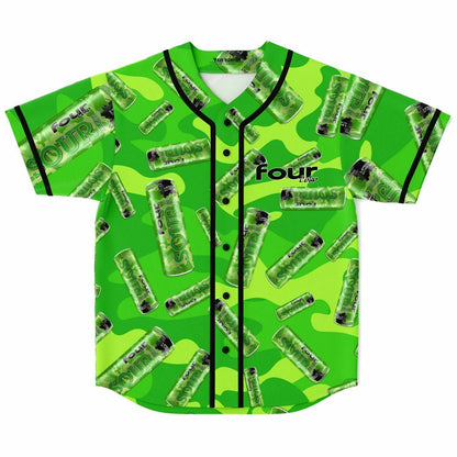 Bright Green Four Loko Rave Baseball Jersey