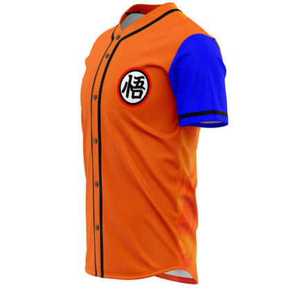 Orange Body Dragon Ball Rave Baseball Jersey
