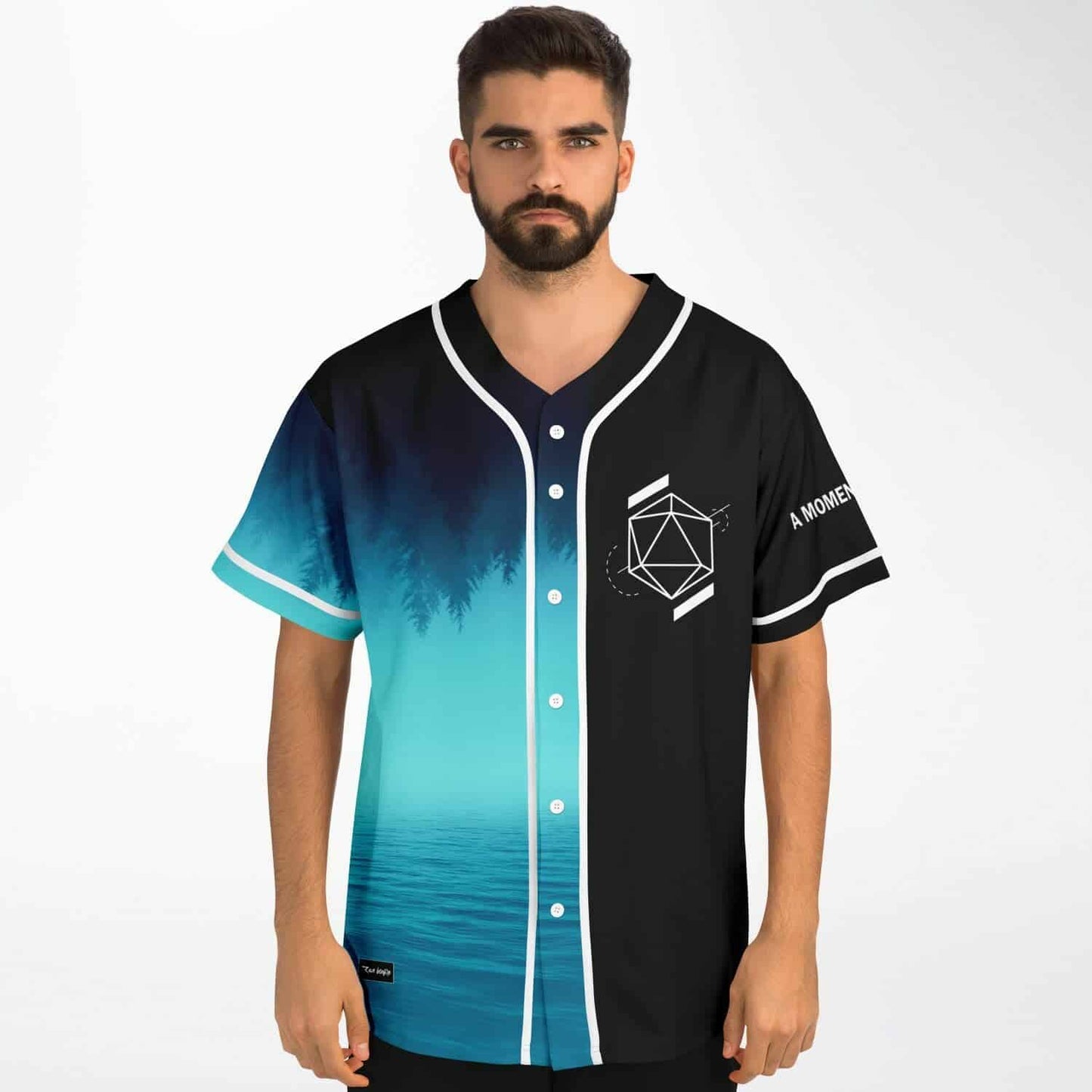 ODESZA Black Paired Split — Rave Baseball Jersey