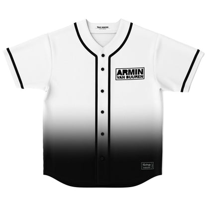 Armin van Buuren White Black Clean Gradient Rave Baseball Jersey