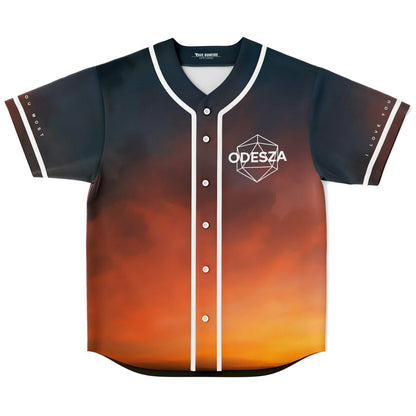 ODESZA Sunset Gradient Cinematic Sky Rave Baseball Jersey