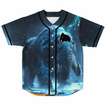 Wooli Icy Blue Giant Mammoth Rave Baseball Jersey