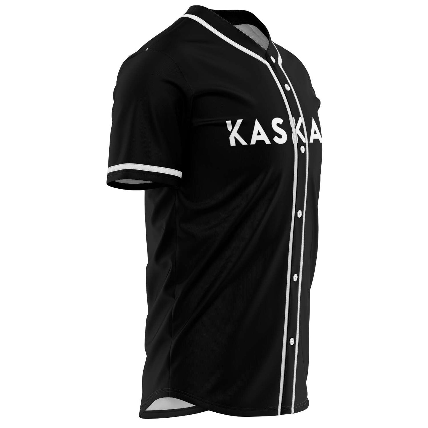 Kaskade Black Text Rave Baseball Jersey