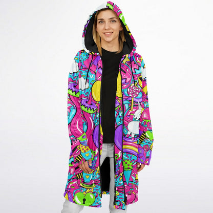 Bright Kawaii Candy Rave Cloak