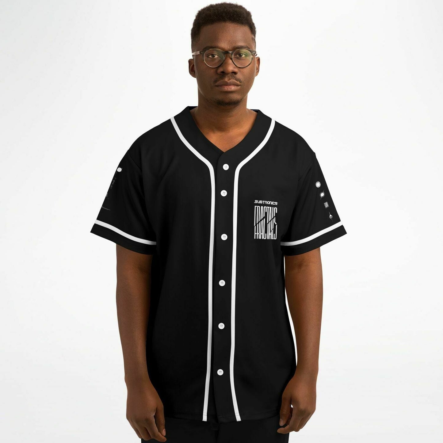 Subtronics Black Jersey Rave Baseball Jersey