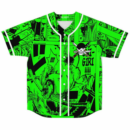 Bright Neon One Piece Rave Baseball Jersey