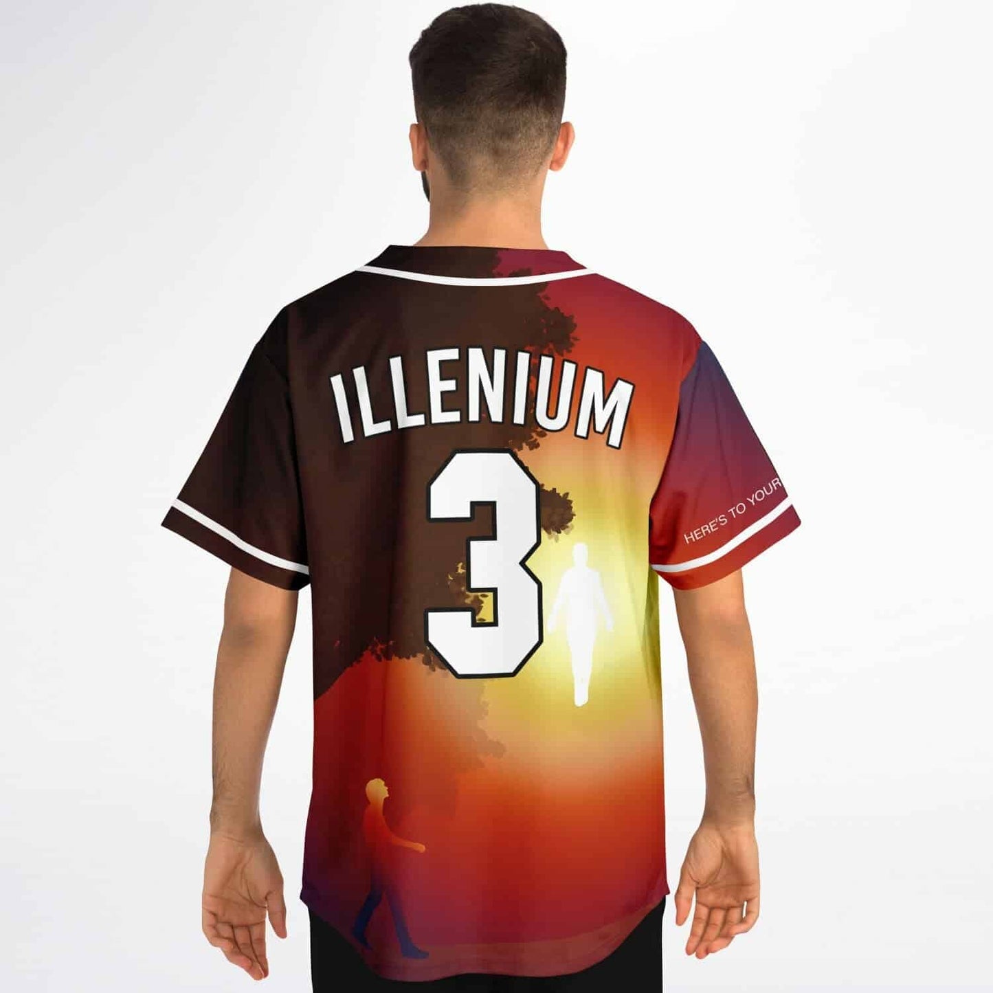 Illenium Warm Sunset Landscape Rave Baseball Jersey