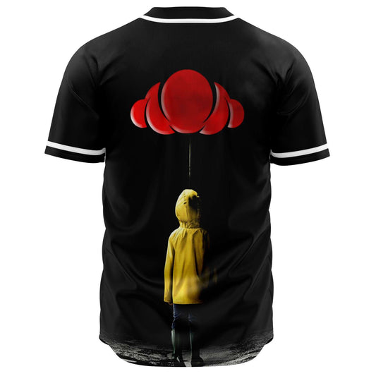 Said The Sky Black Cluster Red Rave Baseball Jersey