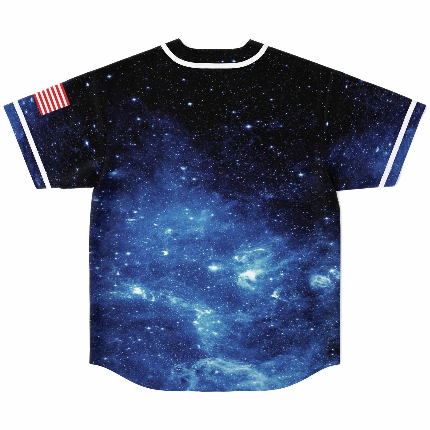 Deep Blue Starfield Rave Baseball Jersey