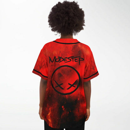 Modestep Deep Red Galaxy Rave Baseball Jersey
