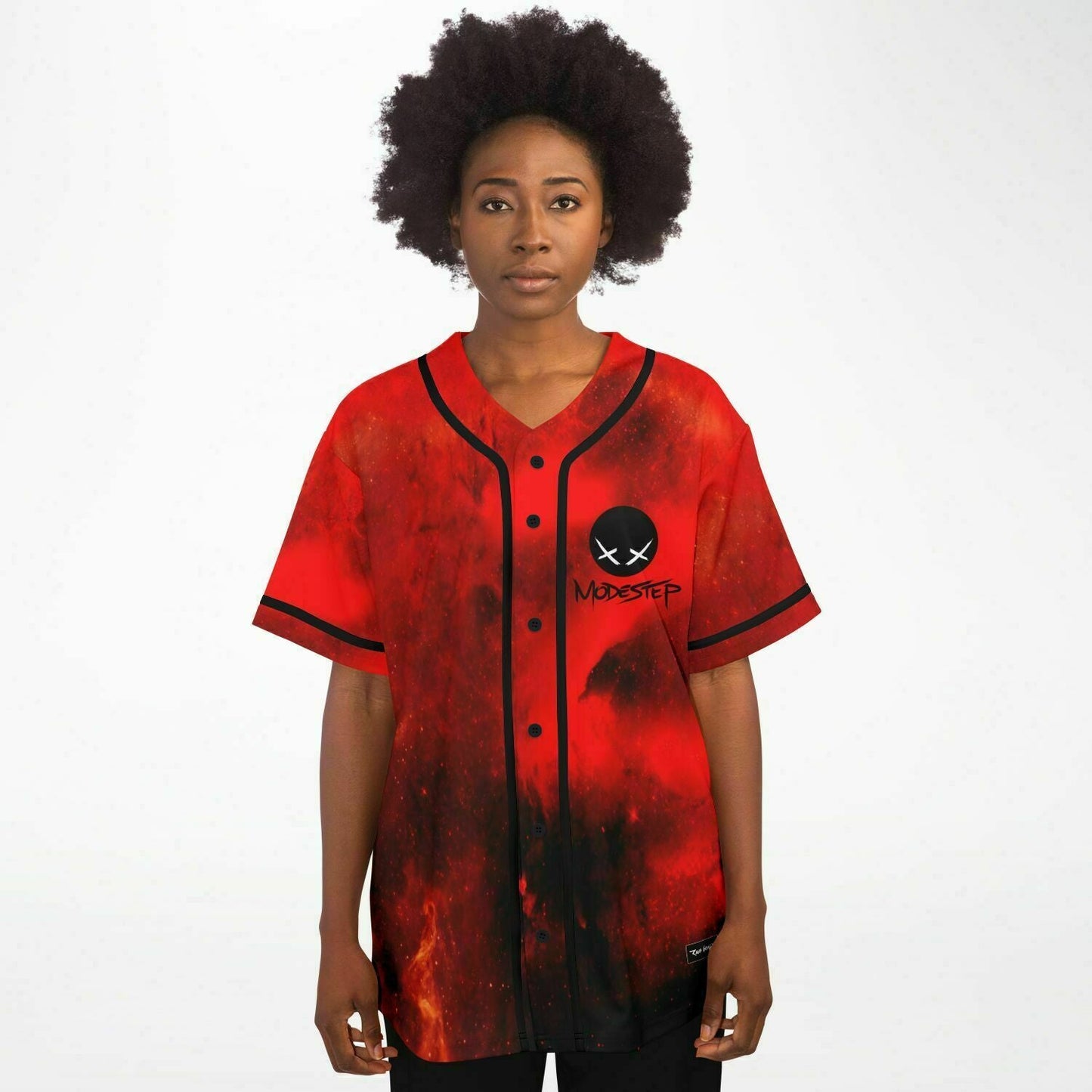 Modestep Deep Red Galaxy Rave Baseball Jersey