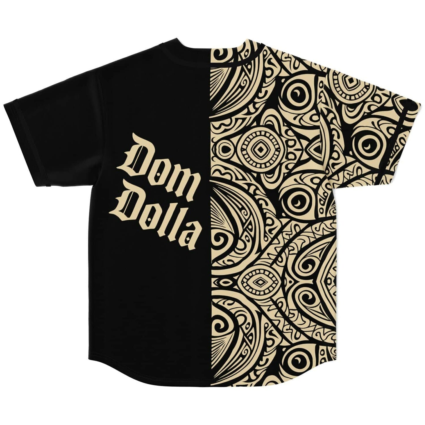 Dom Dolla Black Polynesian Rave Baseball Jersey