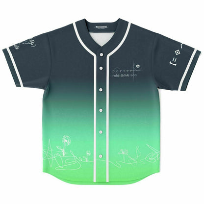 Porter Robinson Charcoal Navy Top Bottom Rave Baseball Jersey