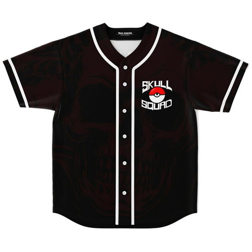 Black Dark Faint Tonal Rave Baseball Jersey