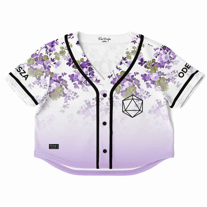 Fipps Lavender Cropped Baseball Jersey