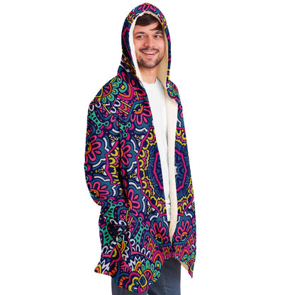 Tribal custom hooded cloak