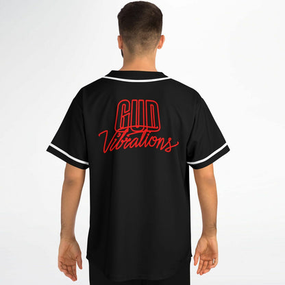 SLANDER & NGHTMRE Black Artist Wordmark Rave Baseball Jersey