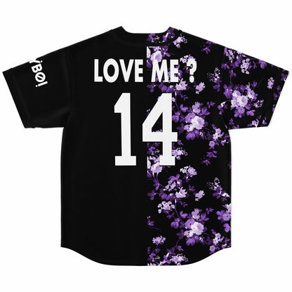 TroyBoi Black Split Rave Baseball Jersey