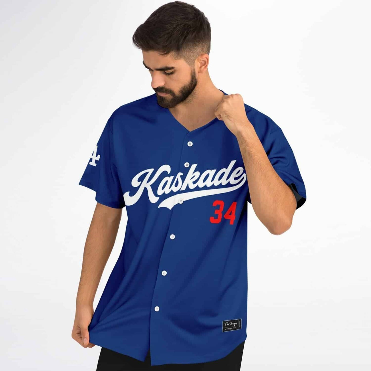 Kaskade Royal Blue Team Sports Rave Baseball Jersey