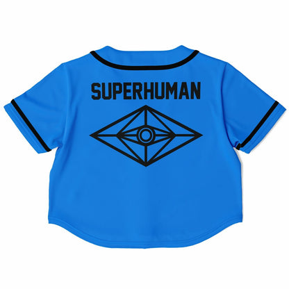 Justine custom Cropped Baseball Jersey