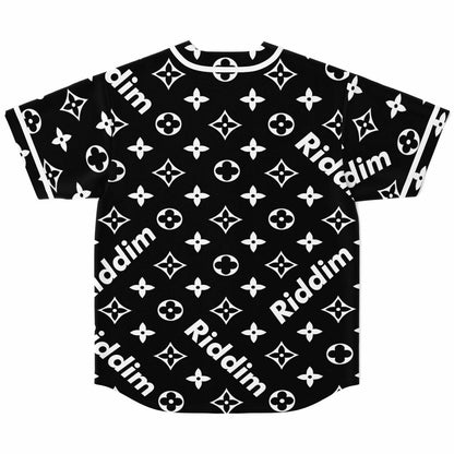 Black Louis Vuitton Rave Baseball Jersey