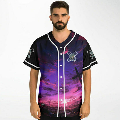 Xespria Purple Anime Dusk Rave Baseball Jersey