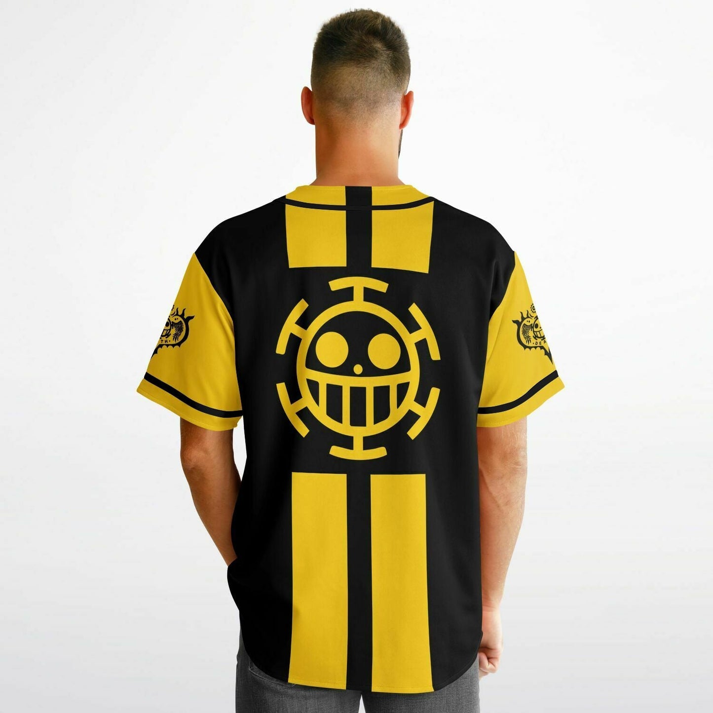 One Piece Straw Hat Anime Reversible Baseball Jersey