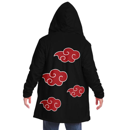 Black Akatsuki Red Rave Cloak