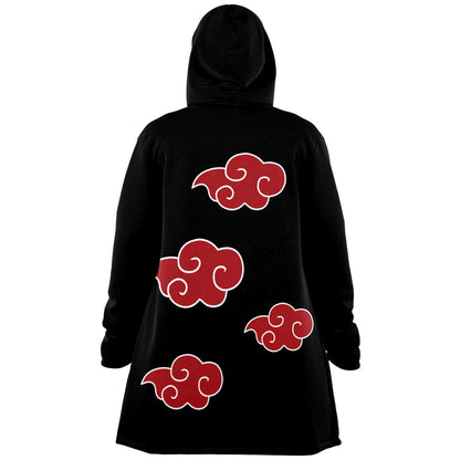Black Akatsuki Red Rave Cloak