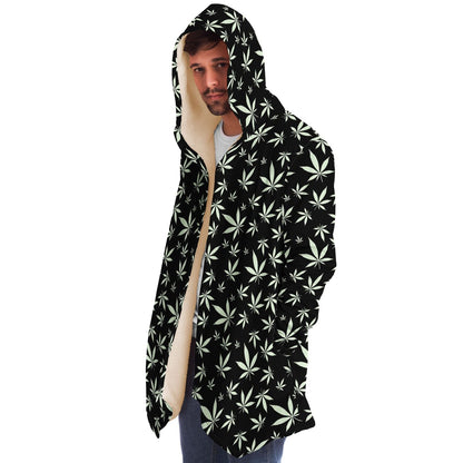 Black Cartoon Alien Rave Cloak