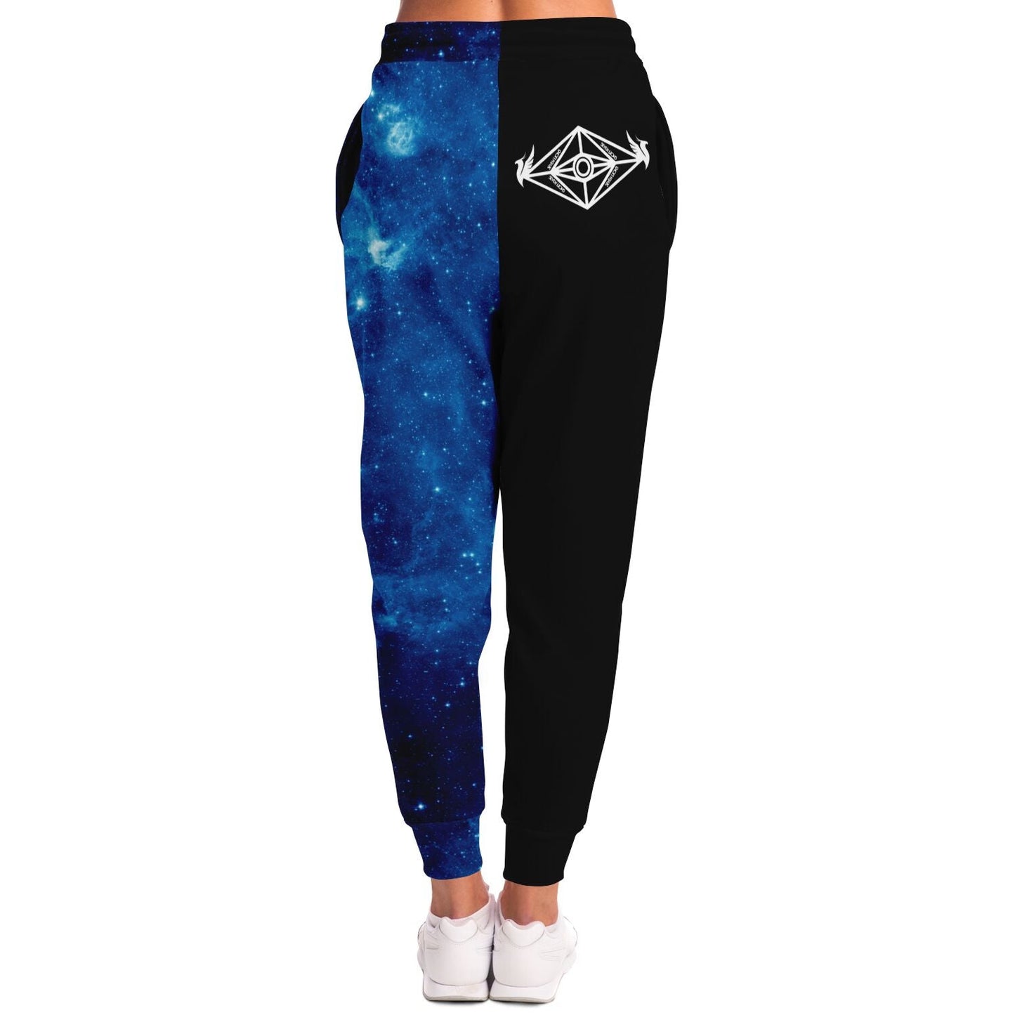 Black Deep Starry Galaxy Rave Joggers