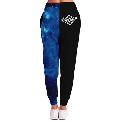Black Deep Starry Galaxy Rave Joggers