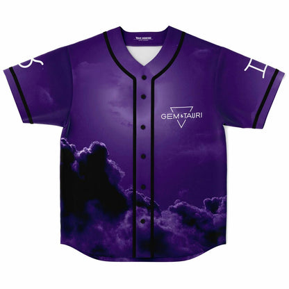 Gem & Tauri Purple Night Sky Rave Baseball Jersey