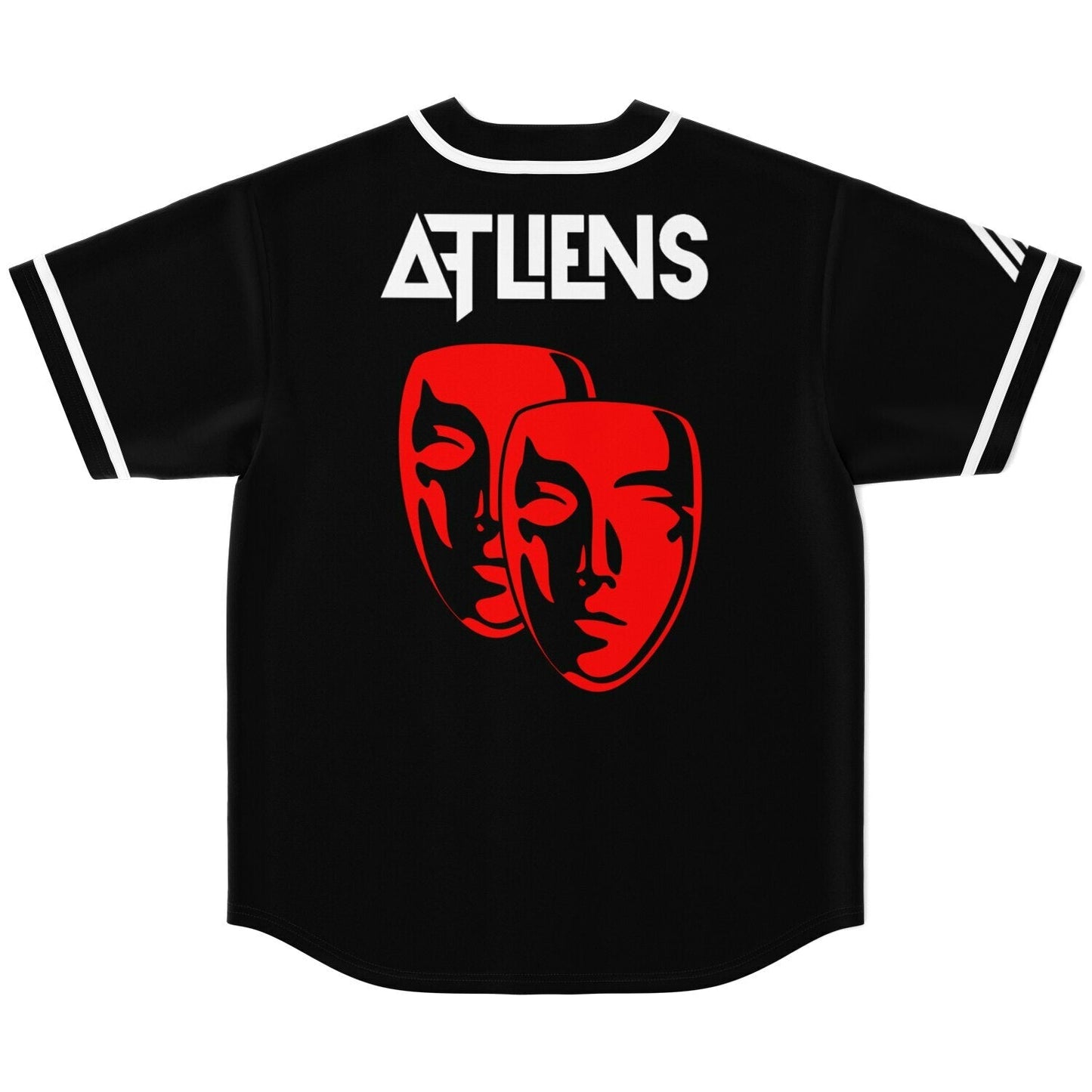 ATLiens Black Chest Triangle Rave Baseball Jersey