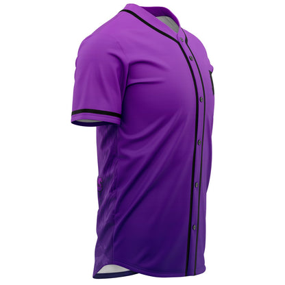 Midnight Tyrannausaurus Purple Horned T Rave Baseball Jersey