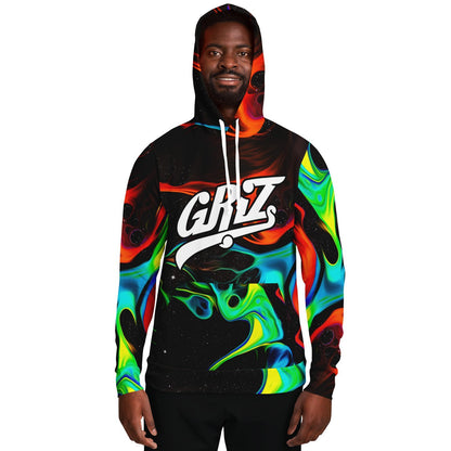 GRiZ Script Liquid Paint Rave Hoodie