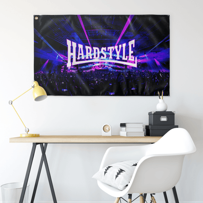 Black Concert Rave Flag