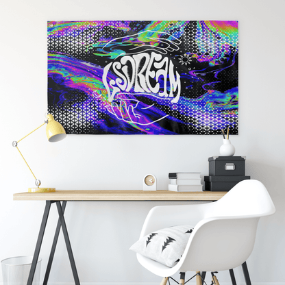 LSDREAM Vivid — Psychedelic Oil Rave Flag