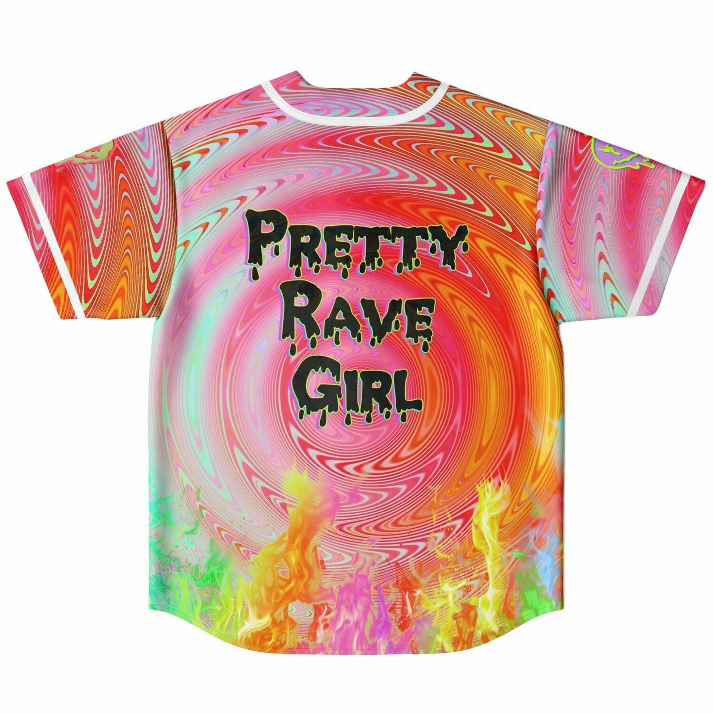 Subtronics Pretty Rave Girl Reversible Baseball Jersey