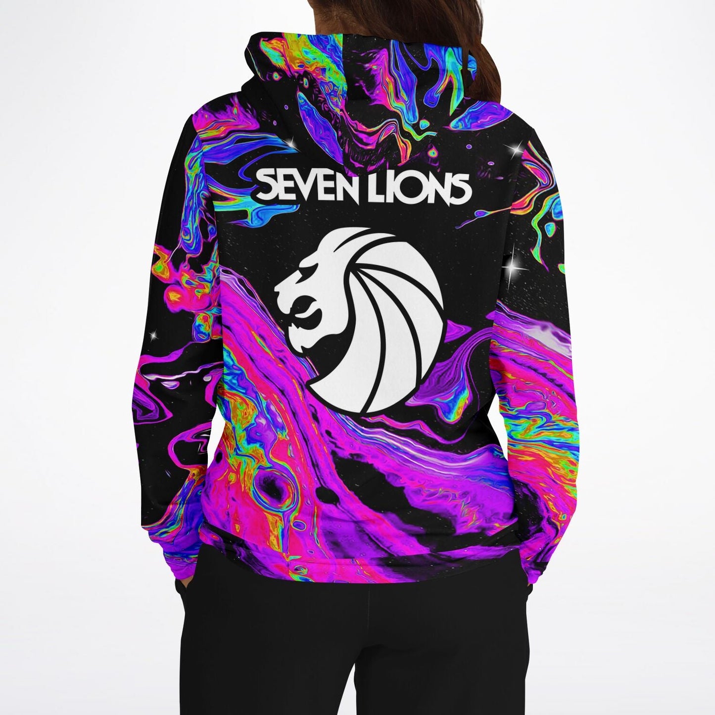 Seven Lions Oil Slick Galaxy Rave Hoodie