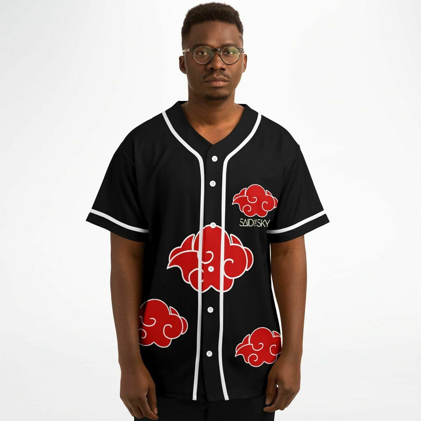 Said The Sky Black Red Akatsuki Rave Baseball Jersey