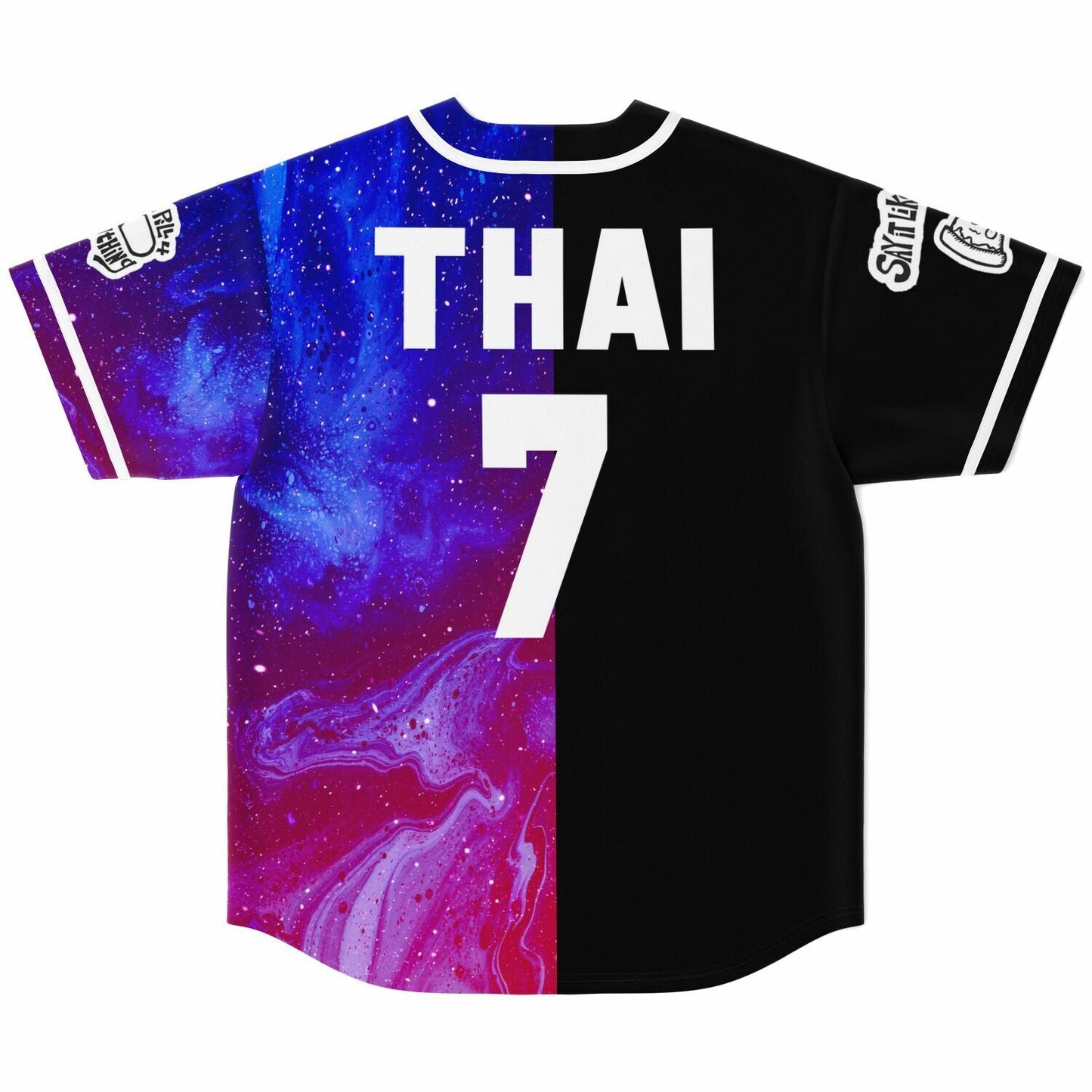 Cash Black Paired Split Rave Baseball Jersey